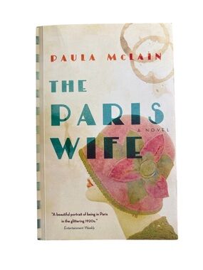 3/$20 Paula McLain The Paris Wife - Teal & Pink Cover